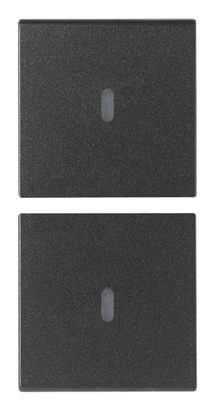 VIMAR S.P.A. - VIW19751 DUE MEZZI TASTI 1M NEUTRO PERS. GRIGIO