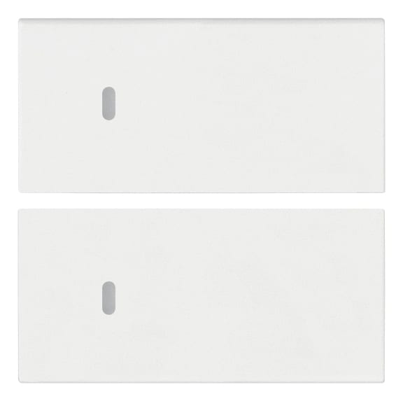 VIMAR S.P.A. - VIW19752.B DUE MEZZI TASTI 2M NEUTRO PERS. BIANCO