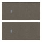 VIMAR SPA - VIW19752.M DUE MEZZI TASTI 2M NEUTRO PERS. METAL