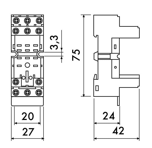 PERRY - PER1REES15/3N ZOCC. MORS. BUSSOLA 4 SCAMBI