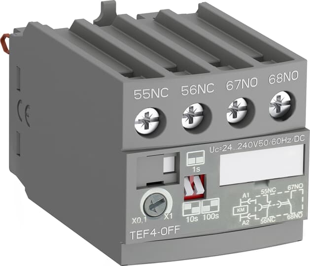 ABB SPA - ABBTEF4OFF TEF4-OFF timer elettr. rit. disecc. AF/AFZ