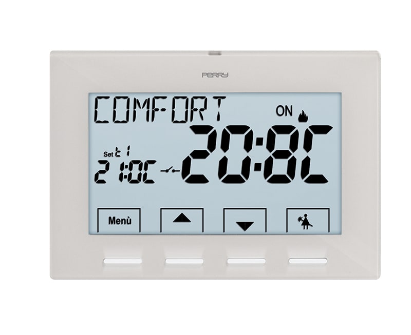 PERRY - PER1TPTE029B TERMOSTATO PARETE 230V NEXT BIANCO