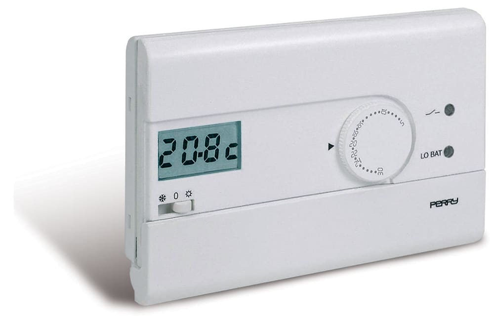 PERRY - PER1TPTE411/B TERMOSTATO CON LCD EST-OFF-INV PARETE
