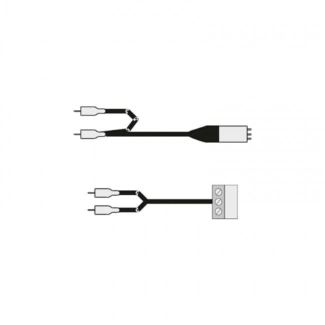 A.T.E.C. SRL TUTTU P2RCASXU CAVETTO CON PONTE 2 SPINE RCA SPINA XLR