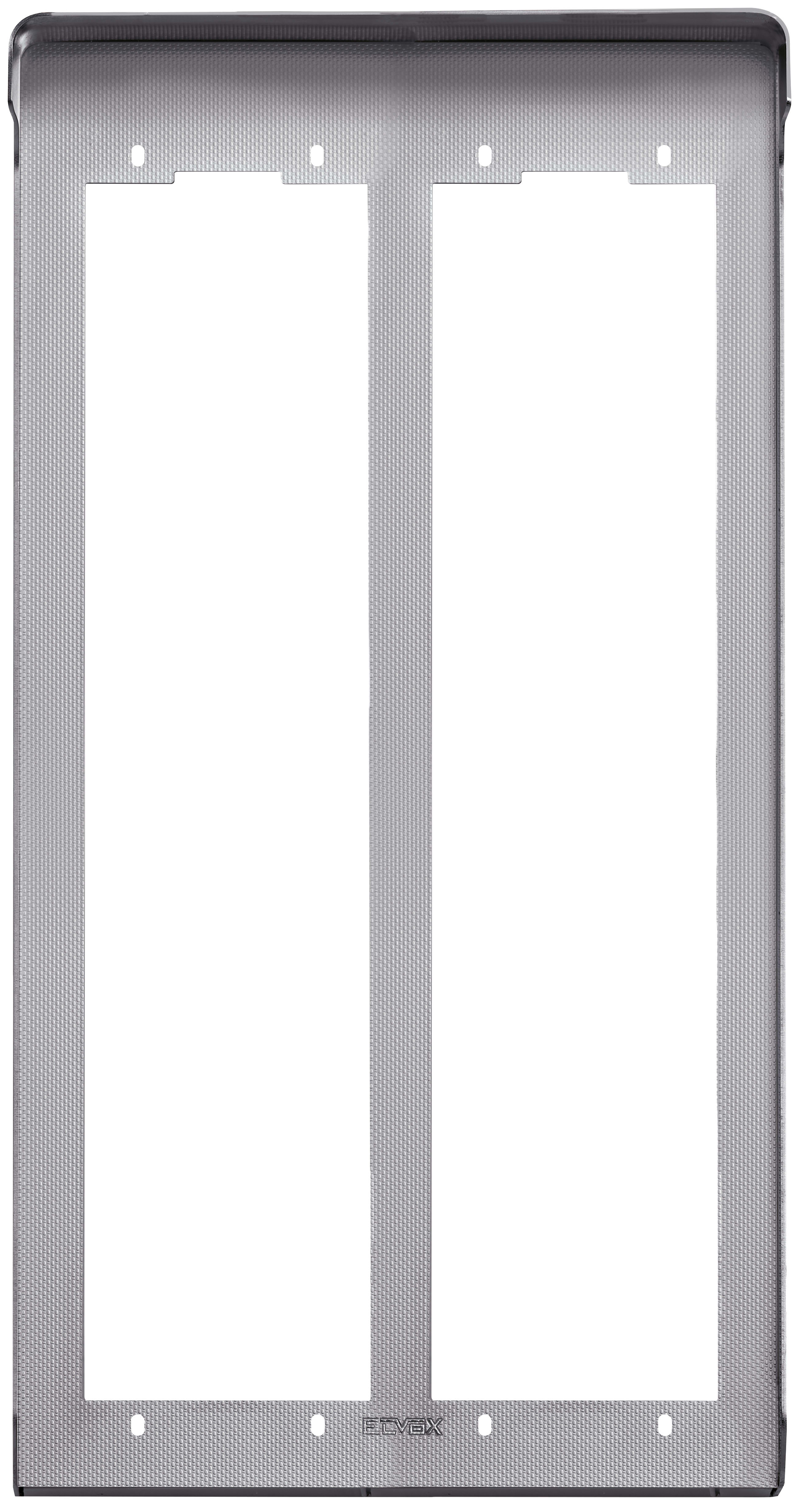 VIMAR S.P.A. - VIW1P32 CORNICE PER 2 PLACCHE 3M ACCIAIO