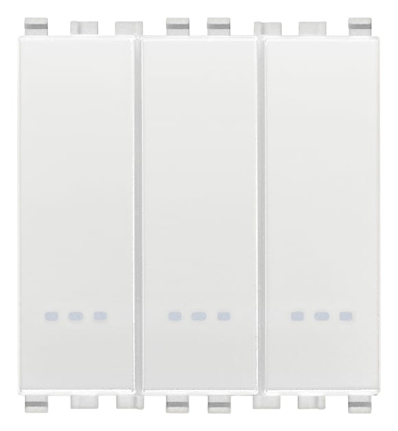 VIMAR SPA VIW20003.B TRE INTERRUTTORI 1P 20AX BIANCO