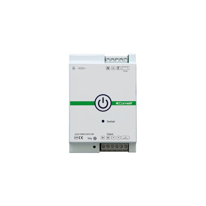 COMELIT GROUP SPA COE20004520 ALIMENTATORE 24VCC DA FONDO QUADRO, 7A