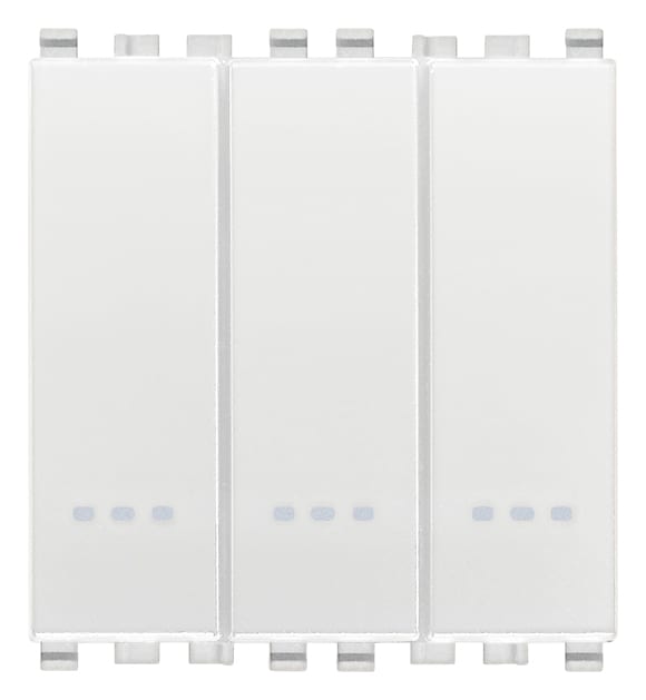 VIMAR SPA VIW20007.B TRE DEVIATORI 1P 20AX BIANCO