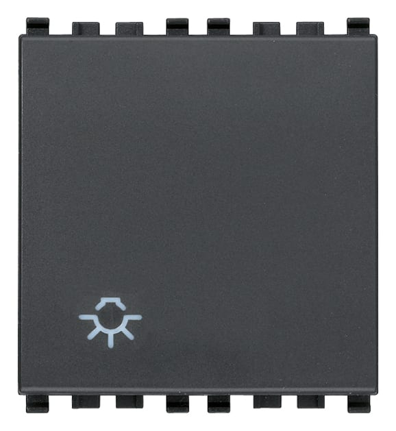 VIMAR SPA VIW20008.2.L PULSANTE 1P NO 10A LUCE 2M GRIGIO
