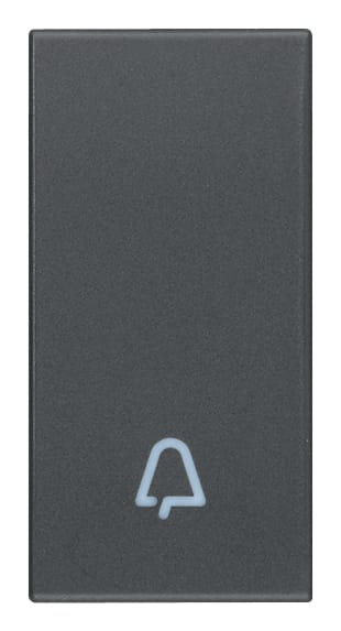 VIMAR SPA VIW20021.C TASTO 1M SIMBOLO CAMPANELLO GRIGIO