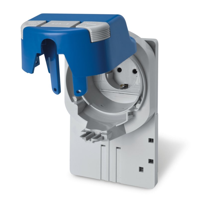 SCAME PARRE S.P.A. - SCA200.4007B PRESA SCHUKO INCASSO C/BLOCCO COP/ALTO