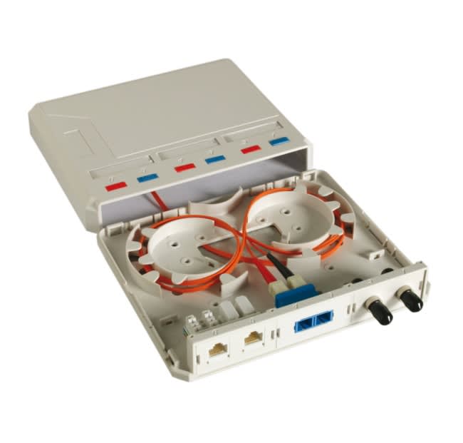 QUBIX S.R.L. NETWORK - QBX2004070 SCATOLA CCS DA PARETE MULTIFUNZIONE