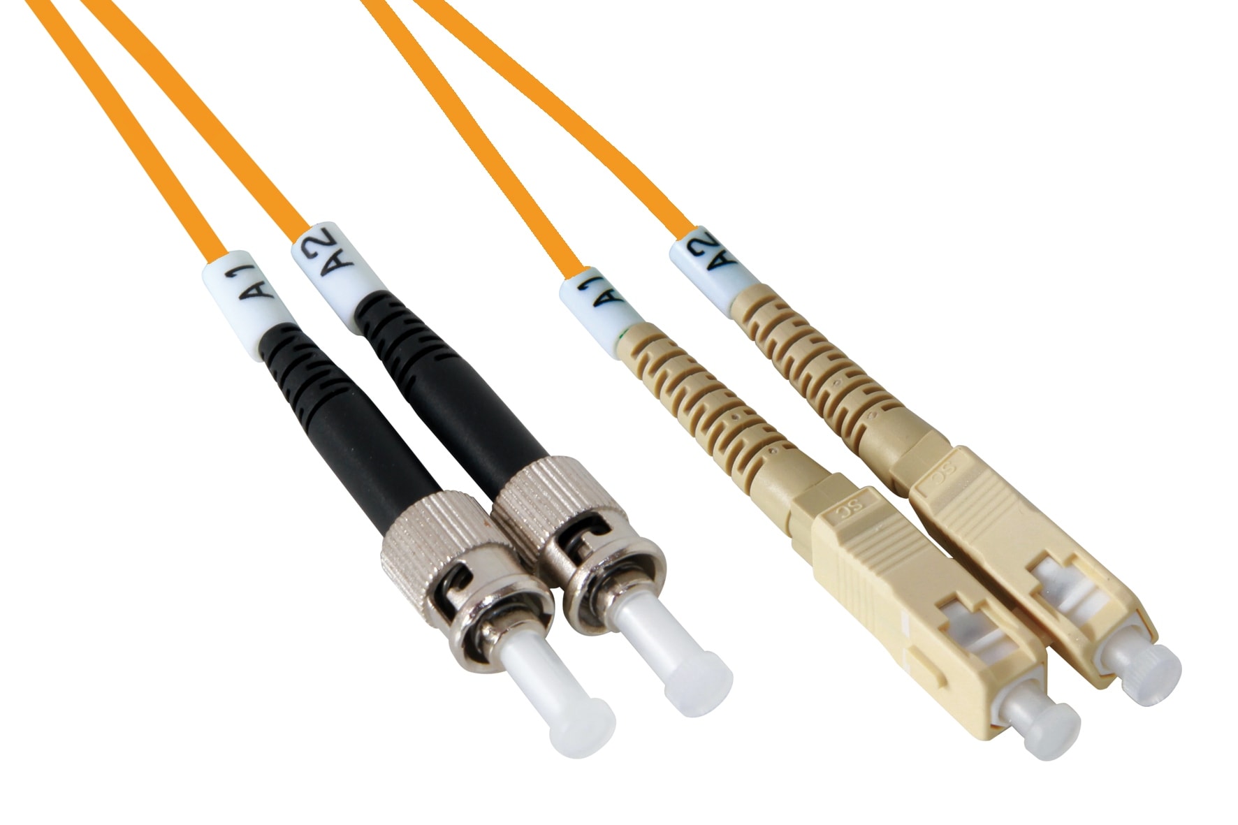 QUBIX S.R.L. NETWORK - QBX2008010 BRETELLA BIF ST-SC 62,5/125 MM 2MT