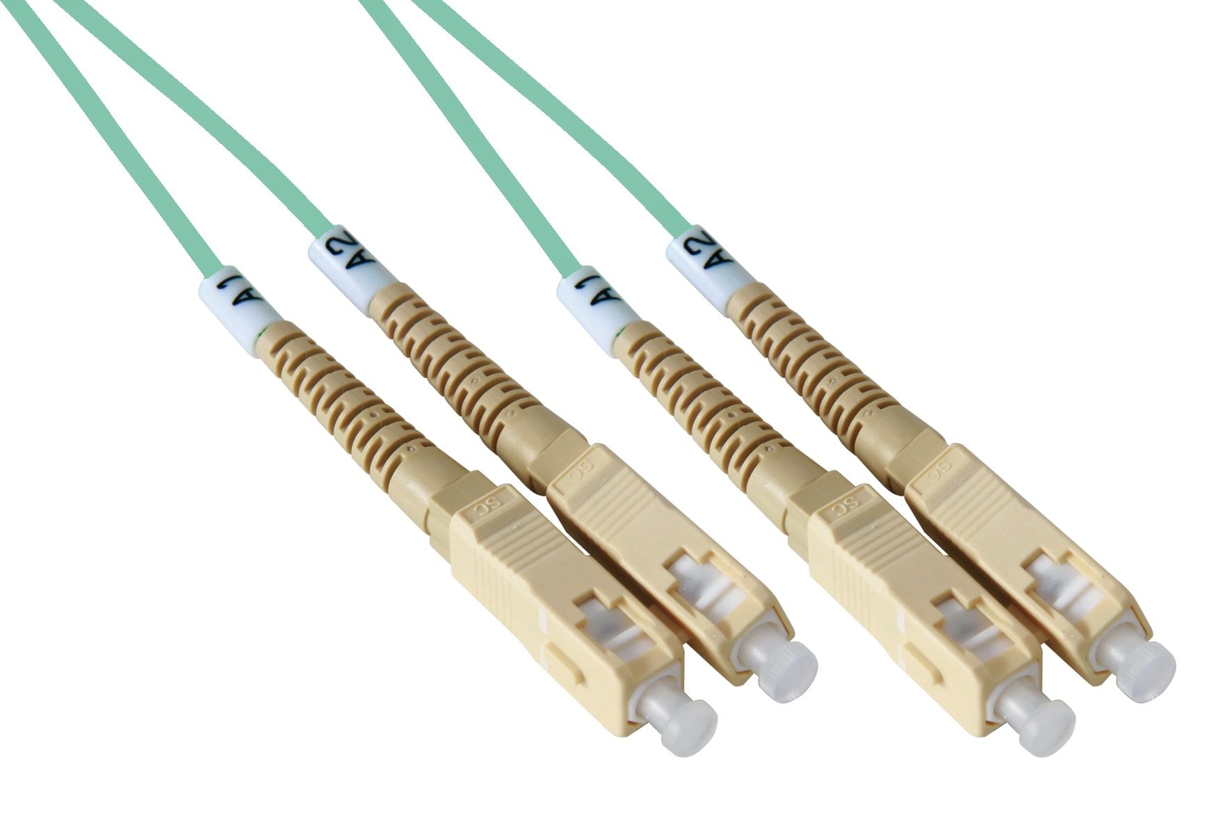 QUBIX S.R.L. NETWORK - QBX2008027OM3 BRETELLA BIF SC-SC 50/125 MM OM3 3MT