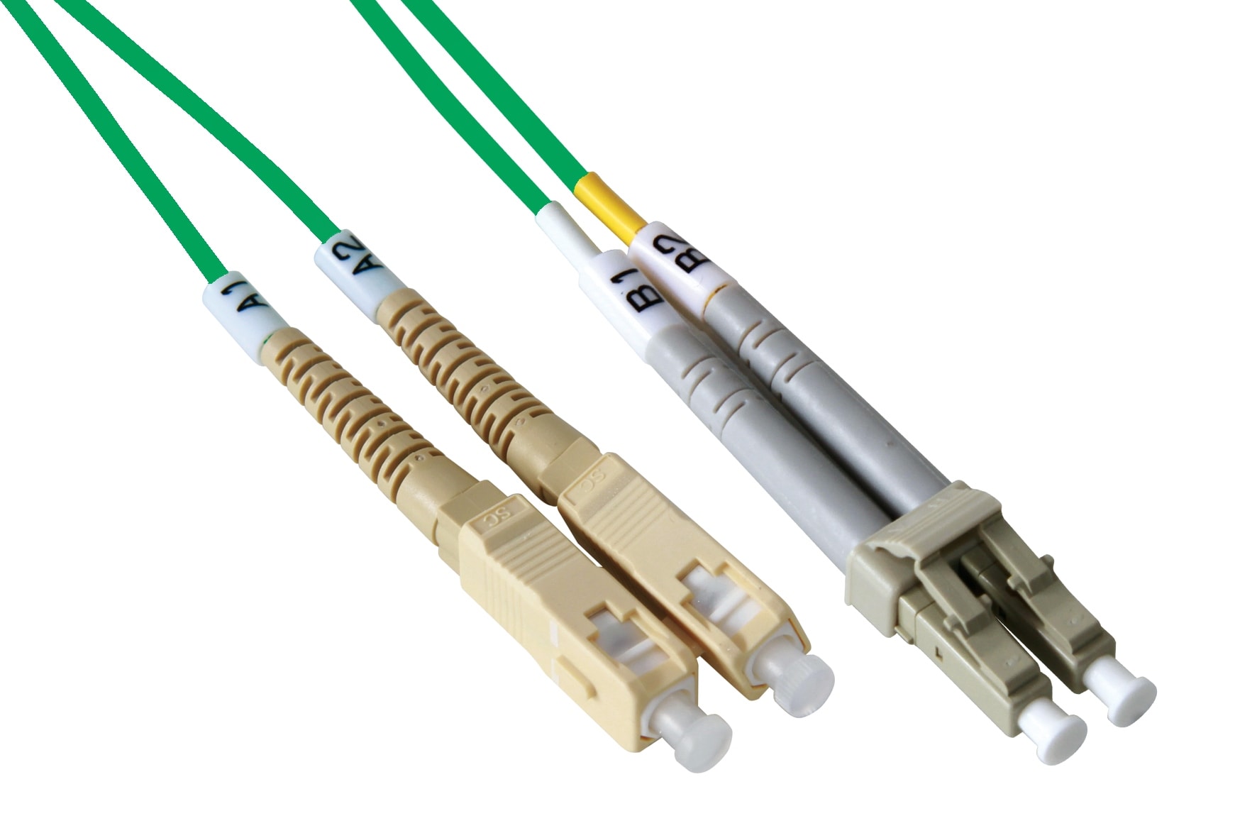 QUBIX S.R.L. NETWORK - QBX2008137 BRETELLA BIF SC-LC 50/125 MM 3MT