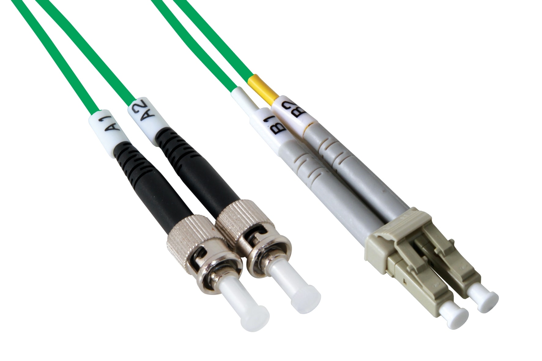 QUBIX S.R.L. NETWORK - QBX2008140 BRETELLA BIF ST-LC 50/125 MM 2MT