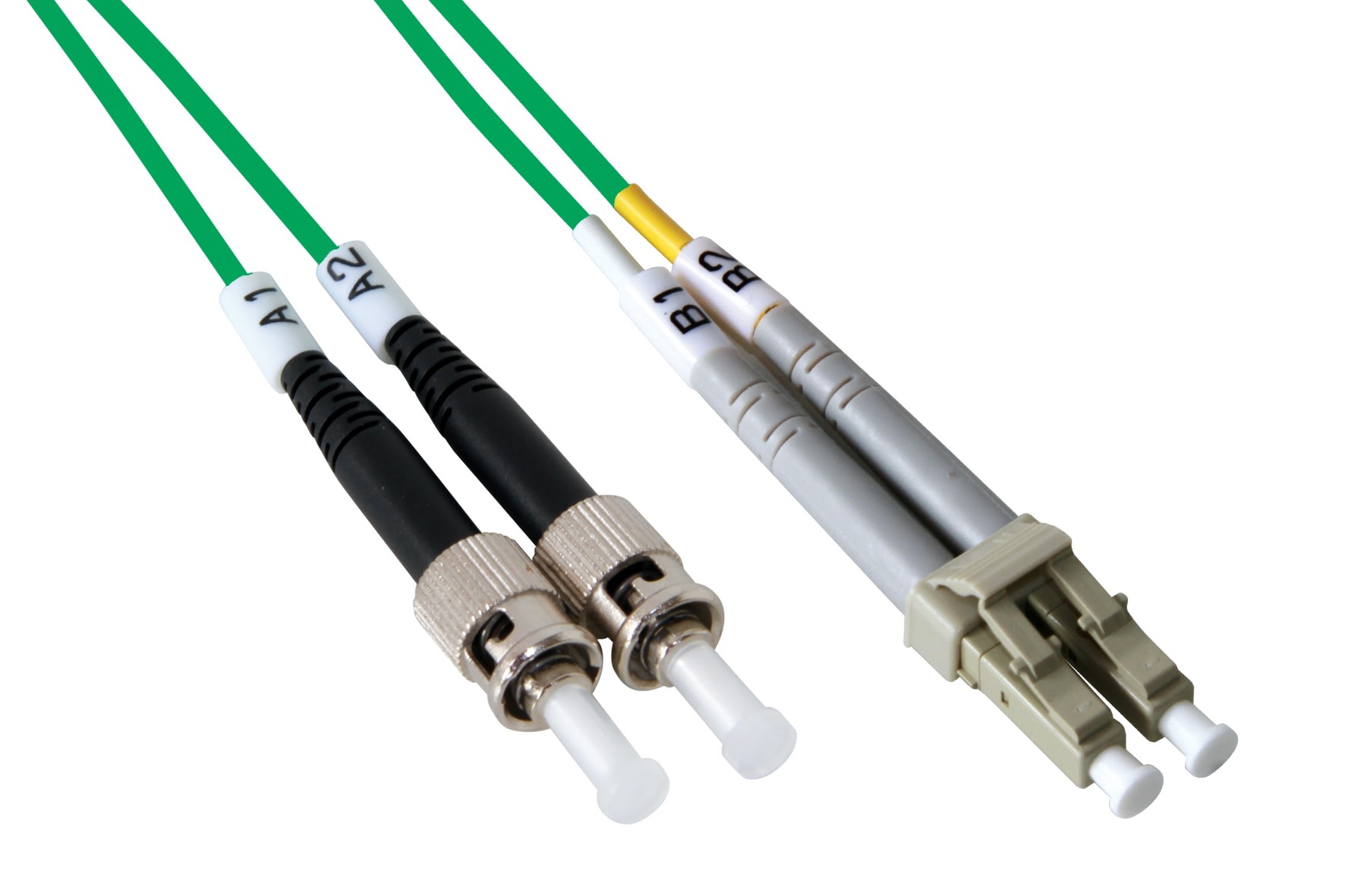 QUBIX S.R.L. NETWORK - QBX2008149 BRETELLA BIF ST-LC 50/125 MM 1MT