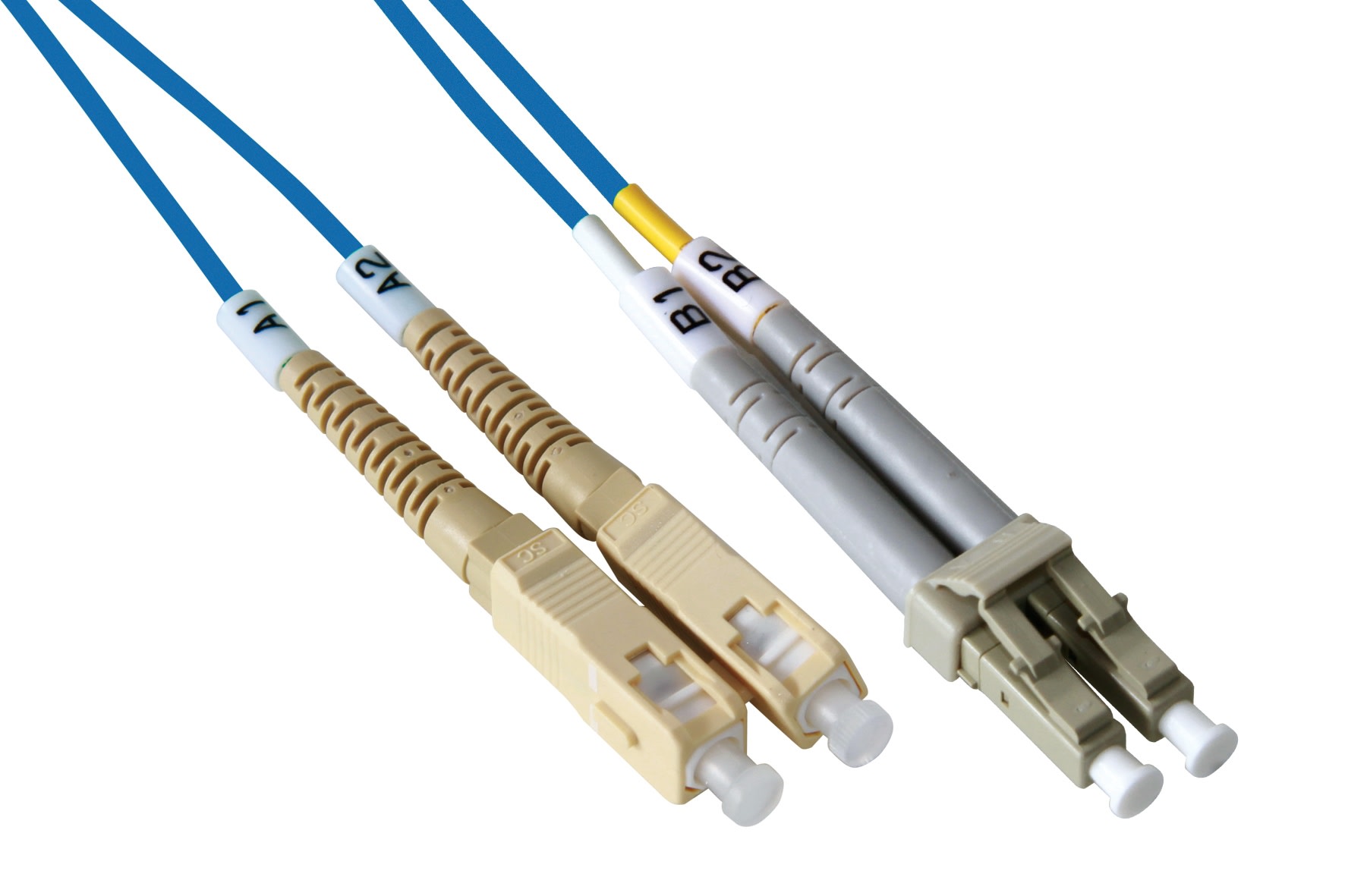 QUBIX S.R.L. NETWORK - QBX2008266 BRETELLA BIF SC-LC 9/125 SM 1 MT