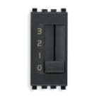 VIMAR SPA - VIW20095 COMMUTATORE A SLITTA 1P 6(2)A GRIGIO