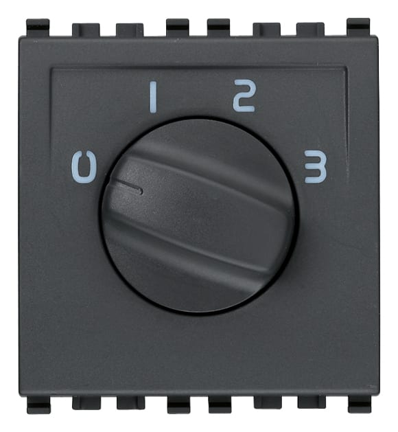 VIMAR SPA VIW20096 COMMUTATORE ROTATIVO 1P 6(3)A GRIGIO