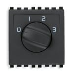 VIMAR S.P.A. - VIW20096 COMMUTATORE ROTATIVO 1P 6(3)A GRIGIO