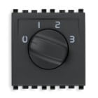 VIMAR SPA - VIW20096 COMMUTATORE ROTATIVO 1P 6(3)A GRIGIO