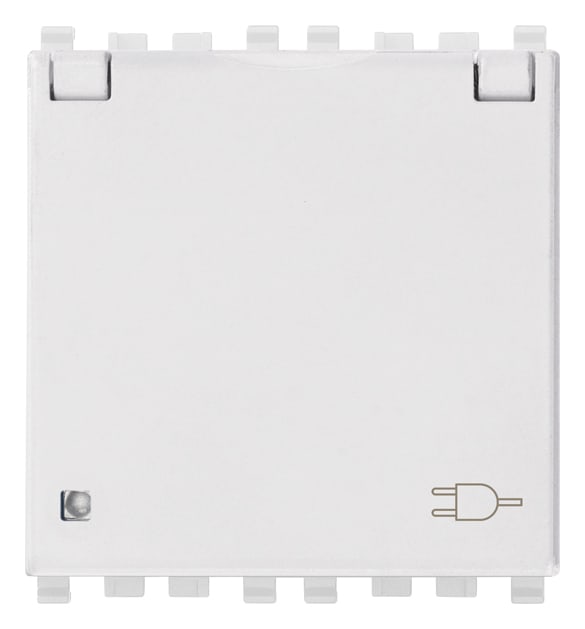 VIMAR SPA VIW20208.C.B PRESA SICURY 2P+T 16A DE + COPER. BIANCO