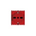 VIMAR SPA - VIW20210.R PRESA 2P+T 16A UNIVERSALE ROSSO
