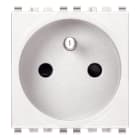 VIMAR SPA - VIW20212.B PRESA SICURY 2P+T 16A FRANCESE BIANCO