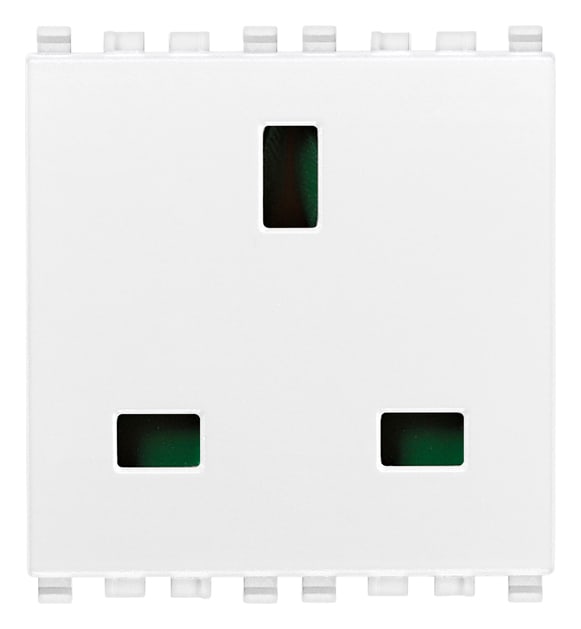 VIMAR SPA VIW20219.B PRESA 2P+T 13A INGLESE BIANCO