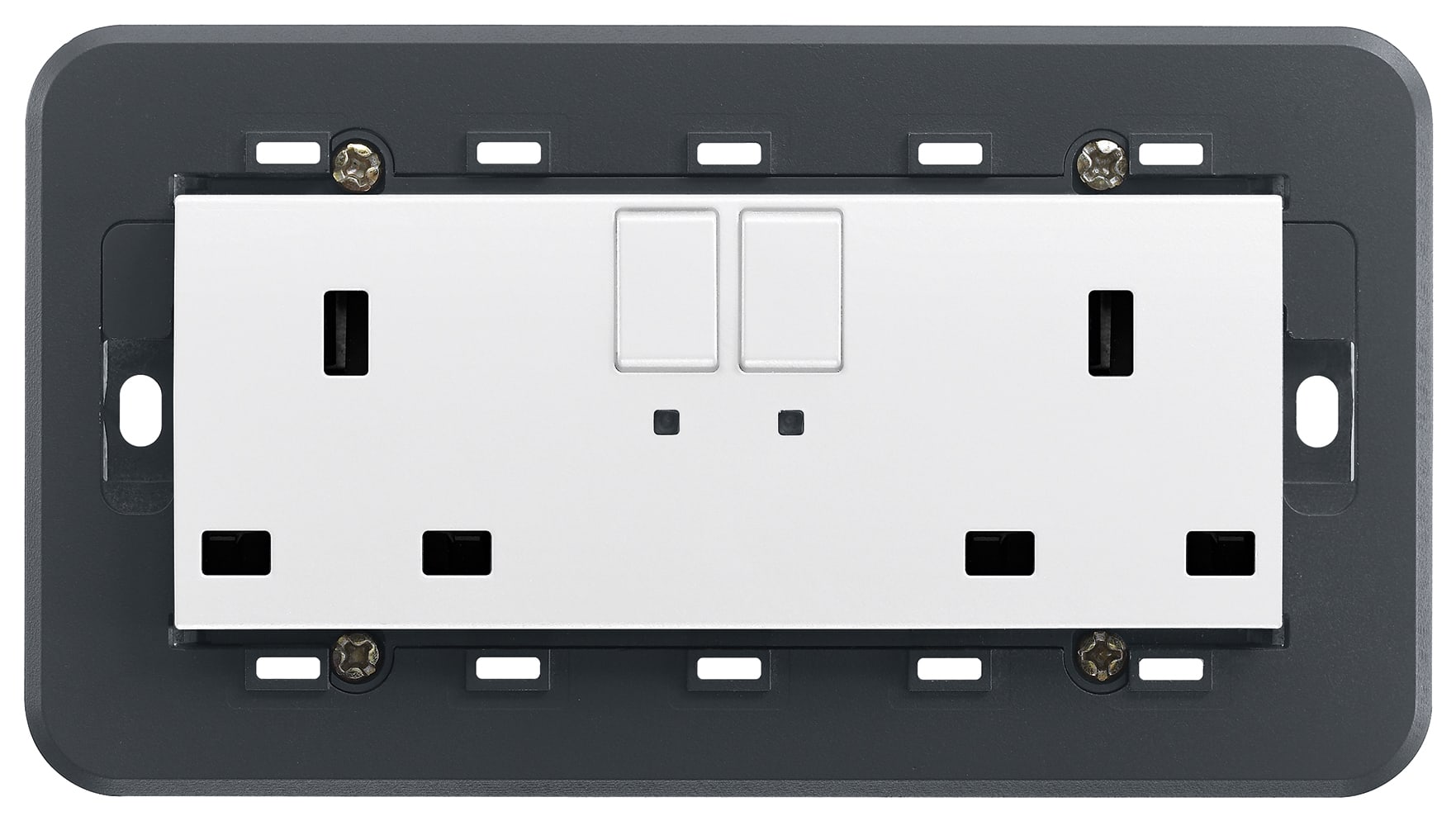 VIMAR SPA VIW20222.L.B 2 PRESE 2P+T 13A INGLESE INTERR. BIANCO