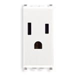 VIMAR S.P.A. - VIW20242.B PRESA SICURY 2P+T 15A USA+SASO BIANCO