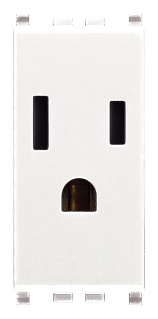 VIMAR S.P.A. - VIW20242.B PRESA SICURY 2P+T 15A USA+SASO BIANCO