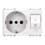 VIMAR S.P.A. - VIW20276.B PRESA 2P+T 16A P30 INTB+MT C16 BIANCO