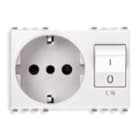 VIMAR SPA - VIW20276.B PRESA 2P+T 16A P30 INTB+MT C16 BIANCO