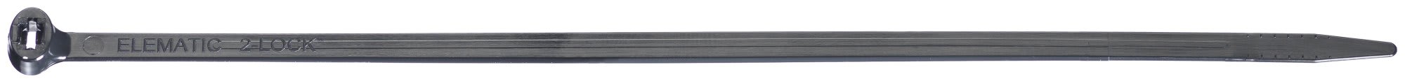 ITW CONSTRUCTION - ITP1307 ELEMATIC FASC. PA6.6 NERA 2-LOCK 200X2,5