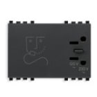 VIMAR SPA - VIW20290 PRESA PER RASOIO 230V GRIGIO