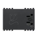 VIMAR S.P.A. - VIW20290 PRESA PER RASOIO 230V GRIGIO