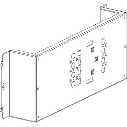 BTICINO BTI9541AP160N MAS - PIASTRA MEGATIKER M160 ORIZZ L=600
