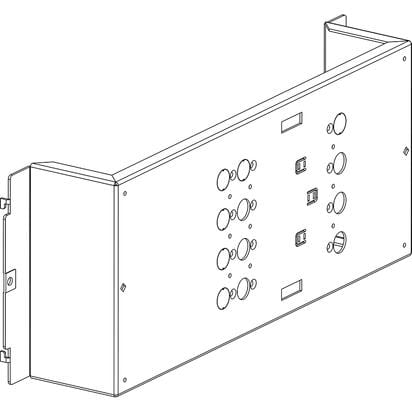 BTICINO BTI9541AP250N MAS - PIASTRA MEGATIKER M250 ORIZZ L=600