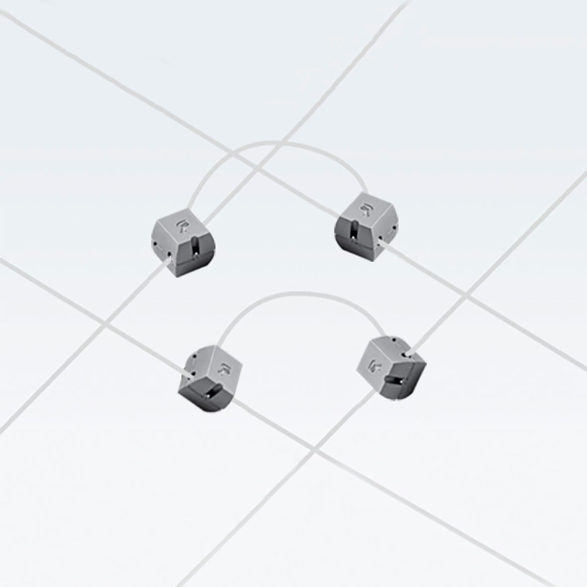 ROSSINI ILLUMINAZI - RSS20320-B COPPIA CONNETTORI X ALIM. PIE LINEE