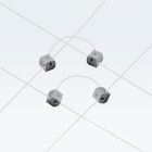 ROSSINI - RSS20320-B KIT COPPIA CONNETTORI BIANCO PER ALIMENT