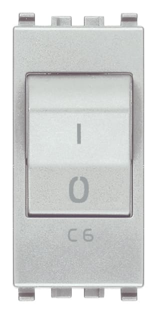 VIMAR S.P.A. - VIW20405.06.N INTERRUTTORE MT 1P+N C6 120-230V NEXT