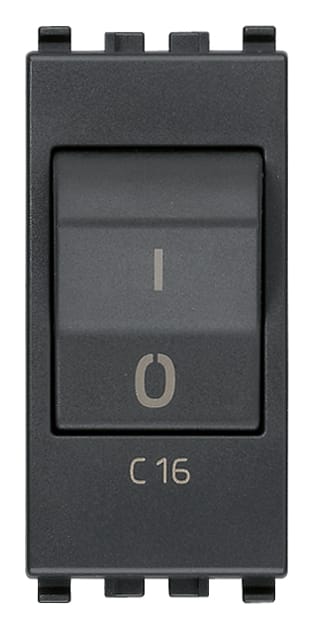 VIMAR SPA VIW20405.16 INTERRUTTORE MT 1P+N C16 120-230V GRIGIO