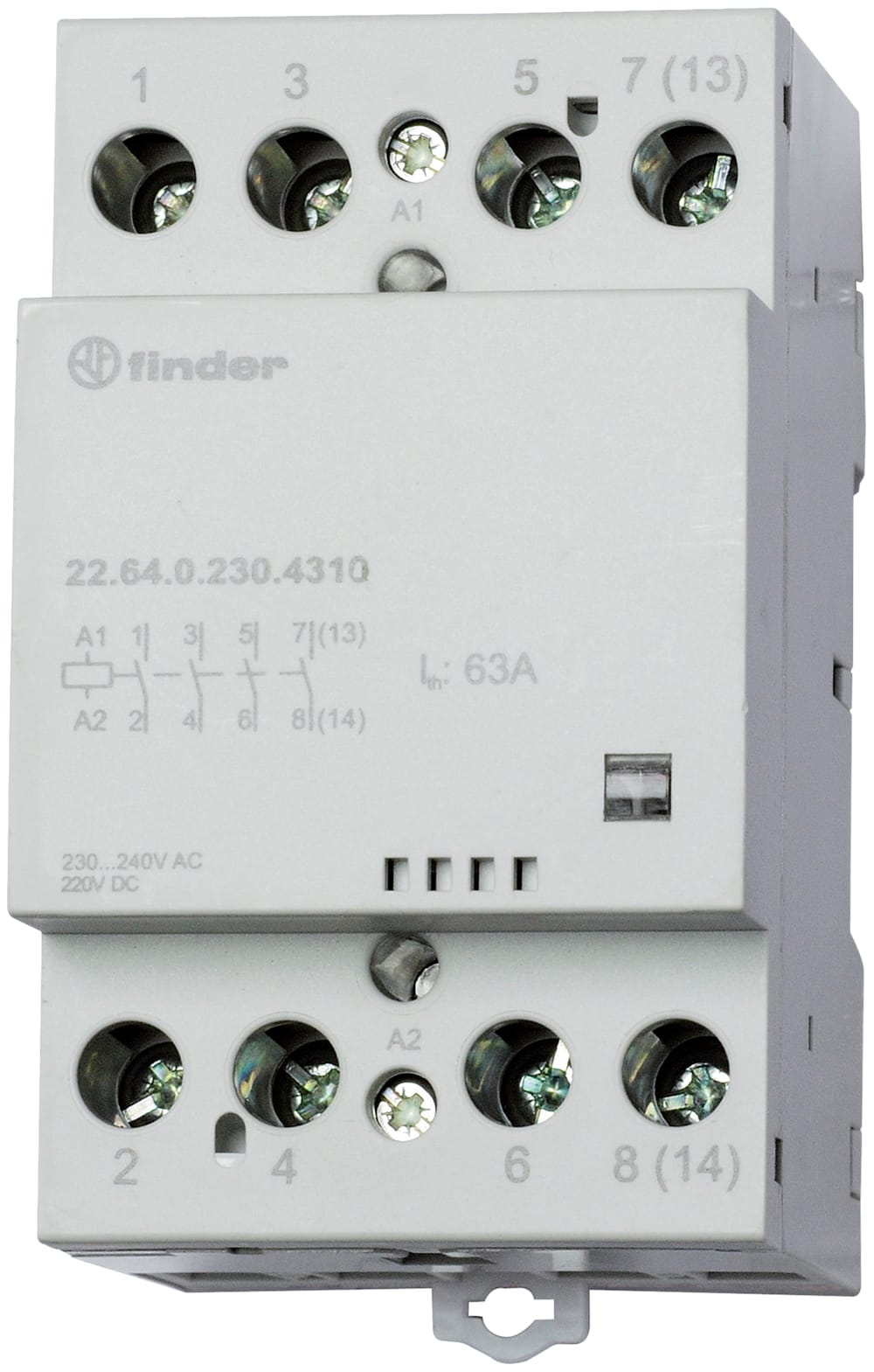 FINDER S.P.A. - FIN226400124610 CONTATTORE 65A 4 CONTATTI 52MM