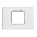 VIMAR S.P.A. - VIW20652.B41 PLACCA CLASSIC 2M CENTR REFLEX GHIACCIO