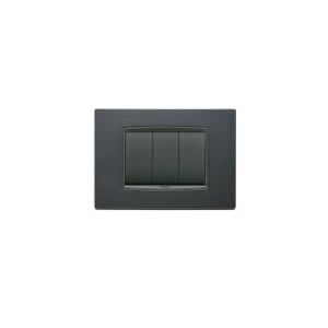 VIMAR S.P.A. - VIW20653.15 PLACCA CLASSIC 3M ANTRACITE MATT