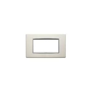 VIMAR S.P.A. - VIW20654.N13 PLACCA CLASSIC 4M ARGENTO MATT