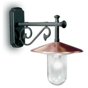 NOBILE ILLUMINAZIONE - NOB2070/02/00/NA LAMPADA A PARETE PIATTINO RAME ANTR.