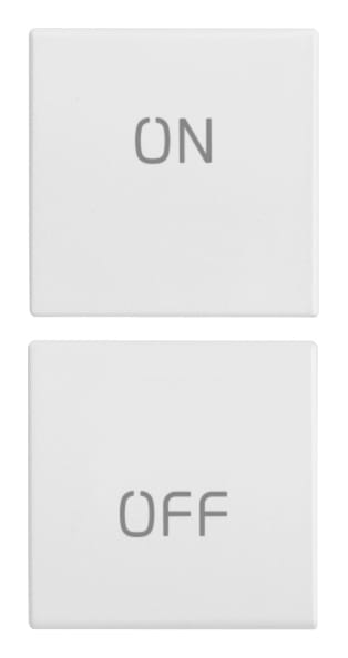 VIMAR S.P.A. - VIW20751.1.B DUE MEZZI TASTI 1M SIMBOLI ON/OFF BIANCO